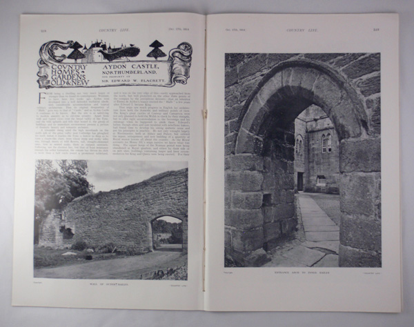 Aydon Castle, The Seat of Sir Edward Blackett