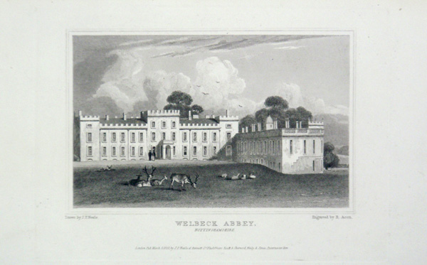 Welbeck Abbey in Nottinghamshire, the Seat of The Duke of Portland