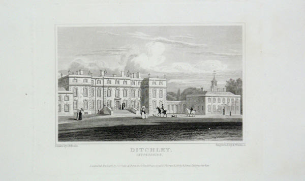 Ditchley Park in Oxfordshire, the Seat of Viscount Dillon