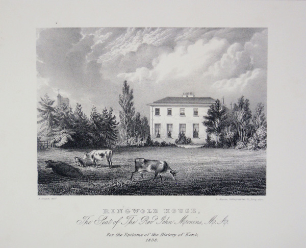 Ringwold House, The Seat of the Rev John Monins