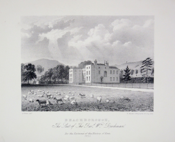 Beachborough, The Seat of the Rev W Brockman