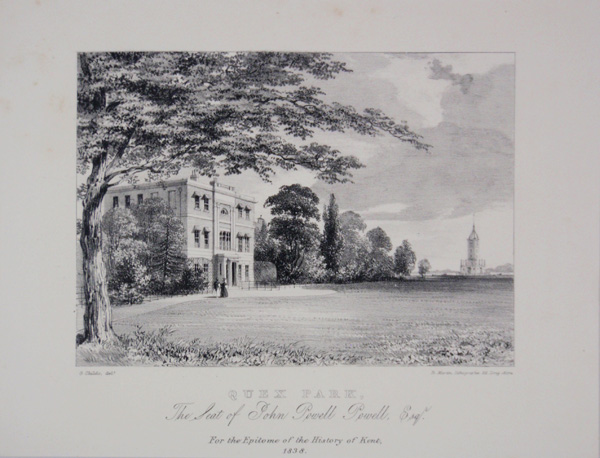 Quex Park, the Seat of John Powell Powell, Esq