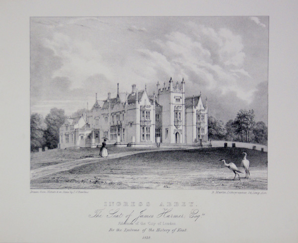 Ingress Abbey, The Seat of James Harmer, Esq