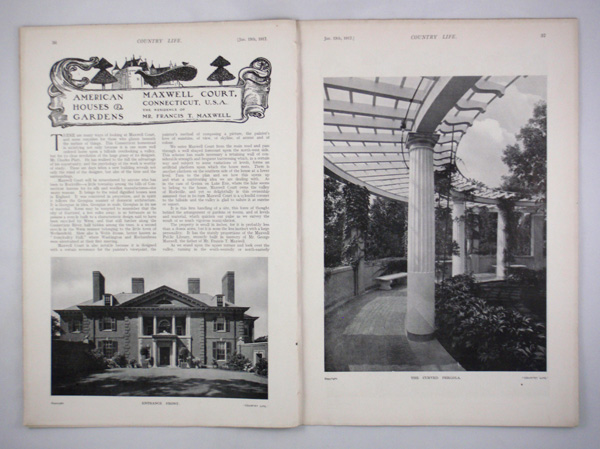 Maxwell Court, Connecticut, USA, The Residence of Mr Francis T. Maxwell