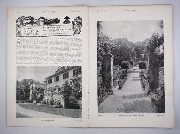 Timberline, Bryn Mawr, The Residence of Mr W. Hinckle Smith