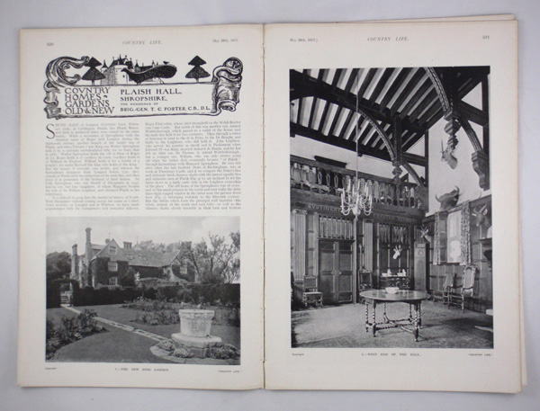 Plaish Hall, The Residence of Brig-Gen. T. C. Porter, C.B., D.L.