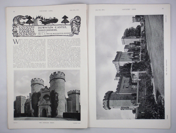 Downton Castle, The Seat of Mr C. A. Rouse-Broughton-Knight