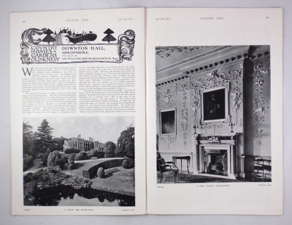 Downton Hall, The Seat of Sir William Rouse-Boughton, Bt