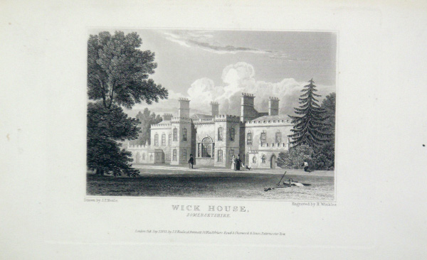 Wick House in Somersetshire, the Seat of William Withering, Esq