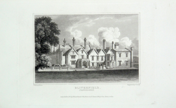 Blithfield in Staffordshire, the Seat of Lord Bagot