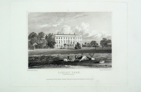 Loxley Park in Staffordshire, the Seat of Thomas Sneyd Kynnersley, Esq