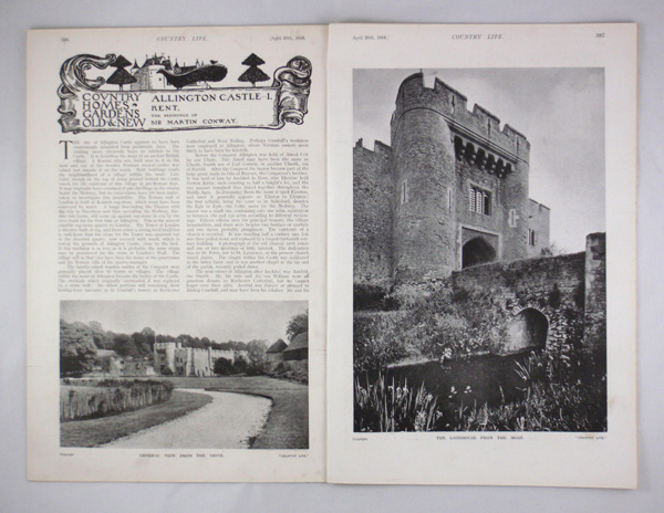 Allington Castle (Part 1), The Residence of Sir Martin Conway