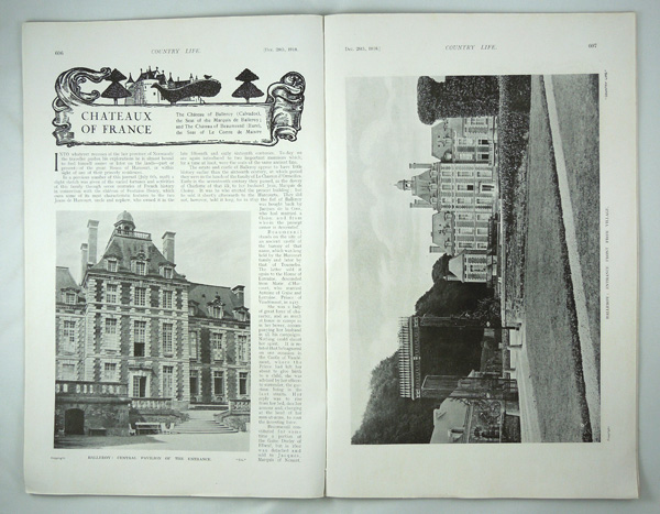 The Chateau of Balleroy (Calvados) and The Chateau of Beaumesnil (Eure)