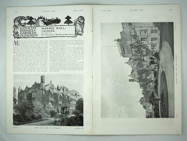Marple Hall, The Seat of Mr John Henry Bradshaw Isherwood