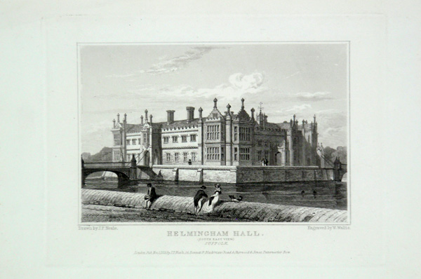 Helmingham Hall (South East view) in Suffolk