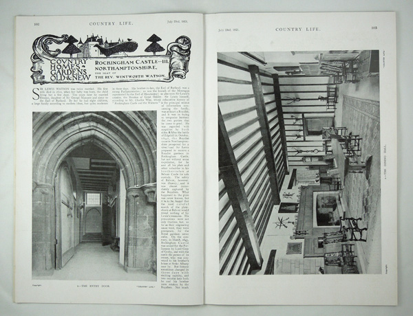 Rockingham Castle (Part 3), The Seat of the Rev. Wentworth Watson