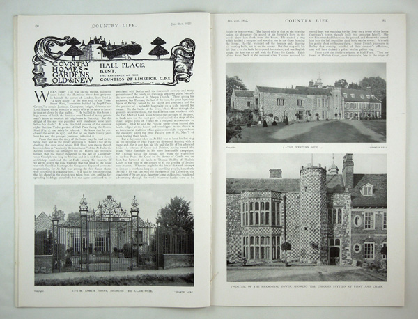 Hall Place, The Residence of the Countess of Limerick