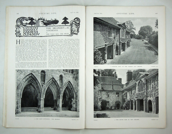 The Deanery at Winchester By the Very Rev The Dean (Part 2)