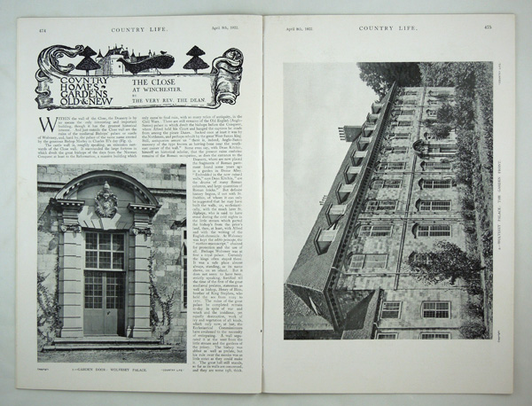 The Close at Winchester By the Very Rev The Dean