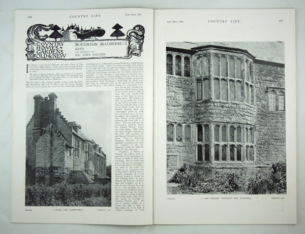 Boughton Malherbe, The Property of Mr John Kitchin (Part 1)