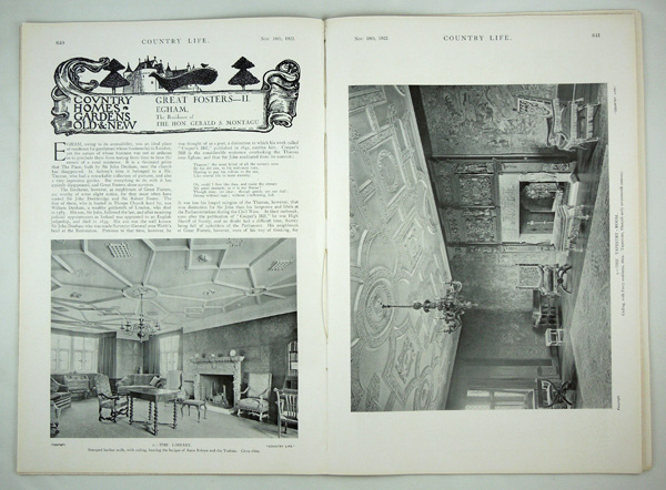 Great Fosters at Egham, The Residence of The Hon Gerald S Montagu (Part 2)