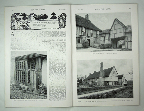 Tudor Houses (Southfields, Horkesley, Tolleshunt Darcy and Belingham Hall)