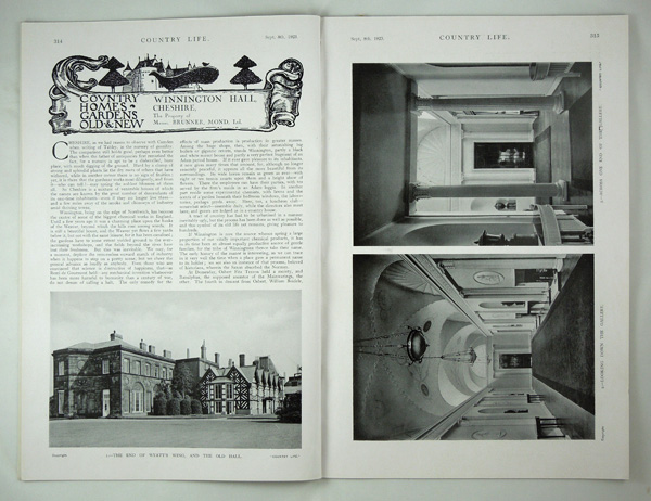 Winnington Hall, The Property of Messrs. Brunner Mond Ltd.