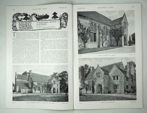 Woodlands Manor House (Part 1), the home of Rev. F. Meyrick-Jones