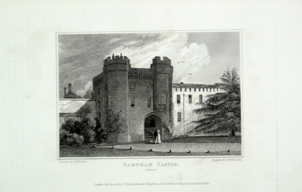 Farnham Castle in Surrey, the Seat of Bishop of Winchester