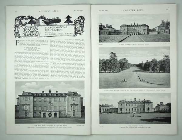 Marchmont, The Seat of Mr Robert Finnie McEwen (Part 1 of 2)