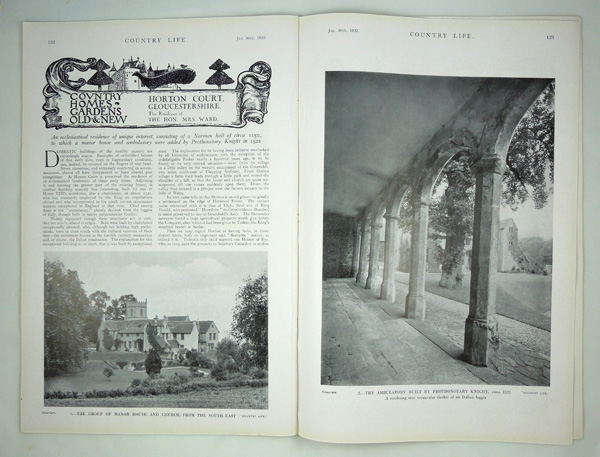 Horton Court, The Residence of The Hon Mrs Ward