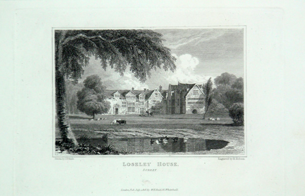 Loseley House in Surrey, the Seat of Thomas More Molyneux, Esq