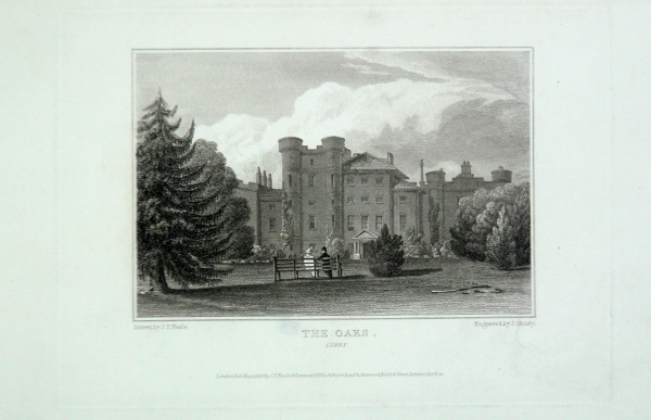 The Oaks in Surrey, the Seat of Earl of Derby