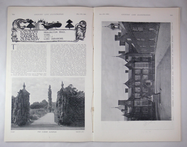 Heslington Hall, The Seat of Lord Deramore