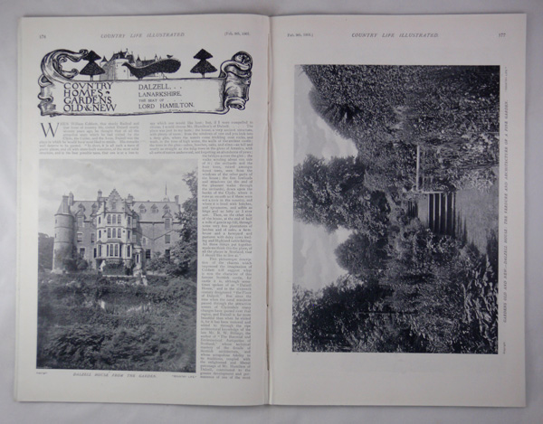 Dalzell House, The Seat of Lord Hamilton