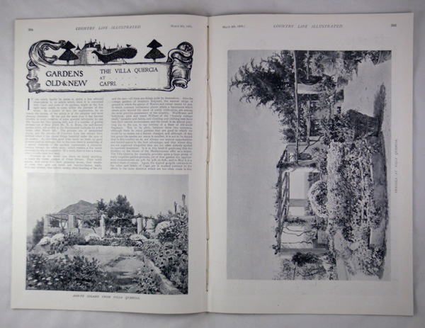 The Villa Quercia at Capri, Italy