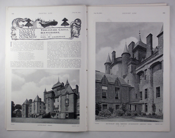 Thirlestane Castle, A Seat of the Earl of Lauderdale