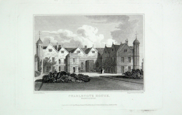 Charlecote House in Warwickshire, the Seat of Rev John Lucy