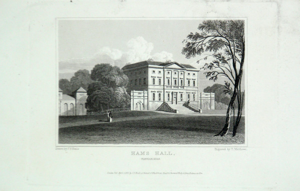Hams Hall in Warwickshire, the Seat of Charles Bowyer Adderley, Esq