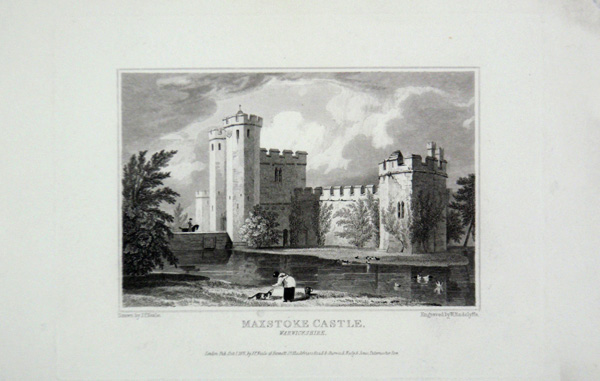 Maxstoke Castle in Warwickshire, the Seat of William Dilke, Esq