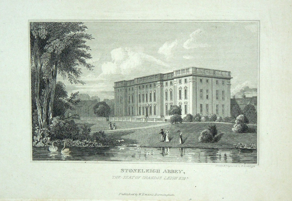 Stoneleigh Abbey, The Seat of Chandos Leigh, Esq.