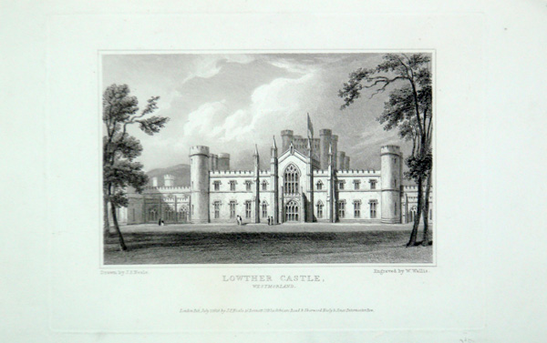 Lowther Castle in Westmoreland, the Seat of Earl of Lonsdale K G