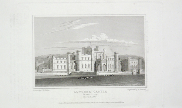 Lowther Castle, General View, in Westmoreland