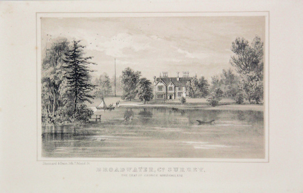 Broadwater Hall, The Seat of George Marshall, Esq