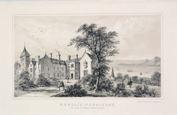 Henllys, the Seat of Captain Hampton Lewis Esq