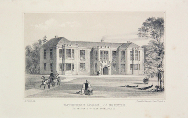 Hatherton Lodge, the Residence of John Twemlow, Esq