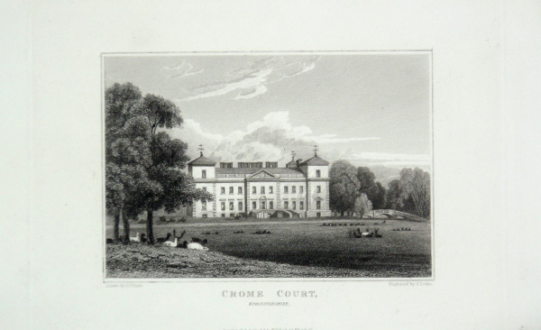 Crome Court in Worcestershire, the Seat of Earl of Coventry