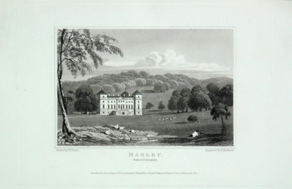 Hagley Park in Worcestershire, the Seat of Lord Lyttleton