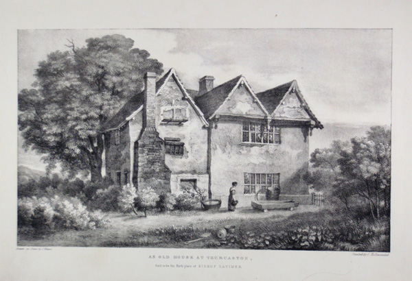 Old House at Thurcaston, (Said to be the Birth Place of Bishop Latimer)
