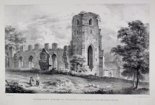 Ulvescroft Priory in Charnwood Forest